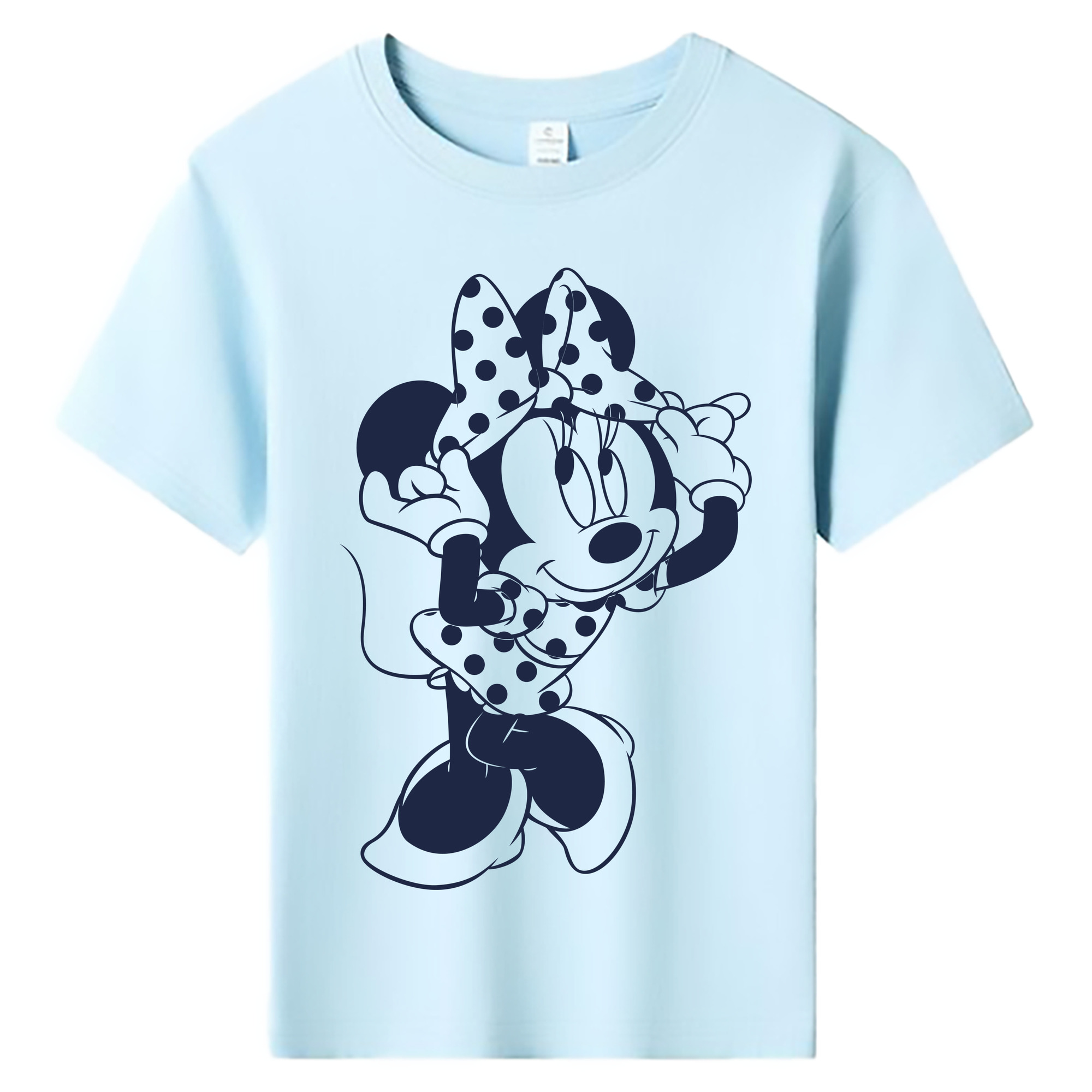 ミッキーマウス Mickey Mouse 綿100％キッズTシャツ（フロントプリント）